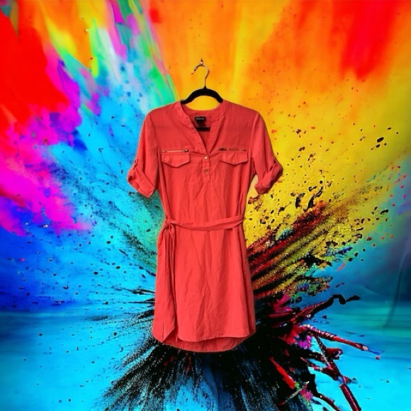 Rue 21 Coral Dress/Tunic Top - Picture 4 of 12